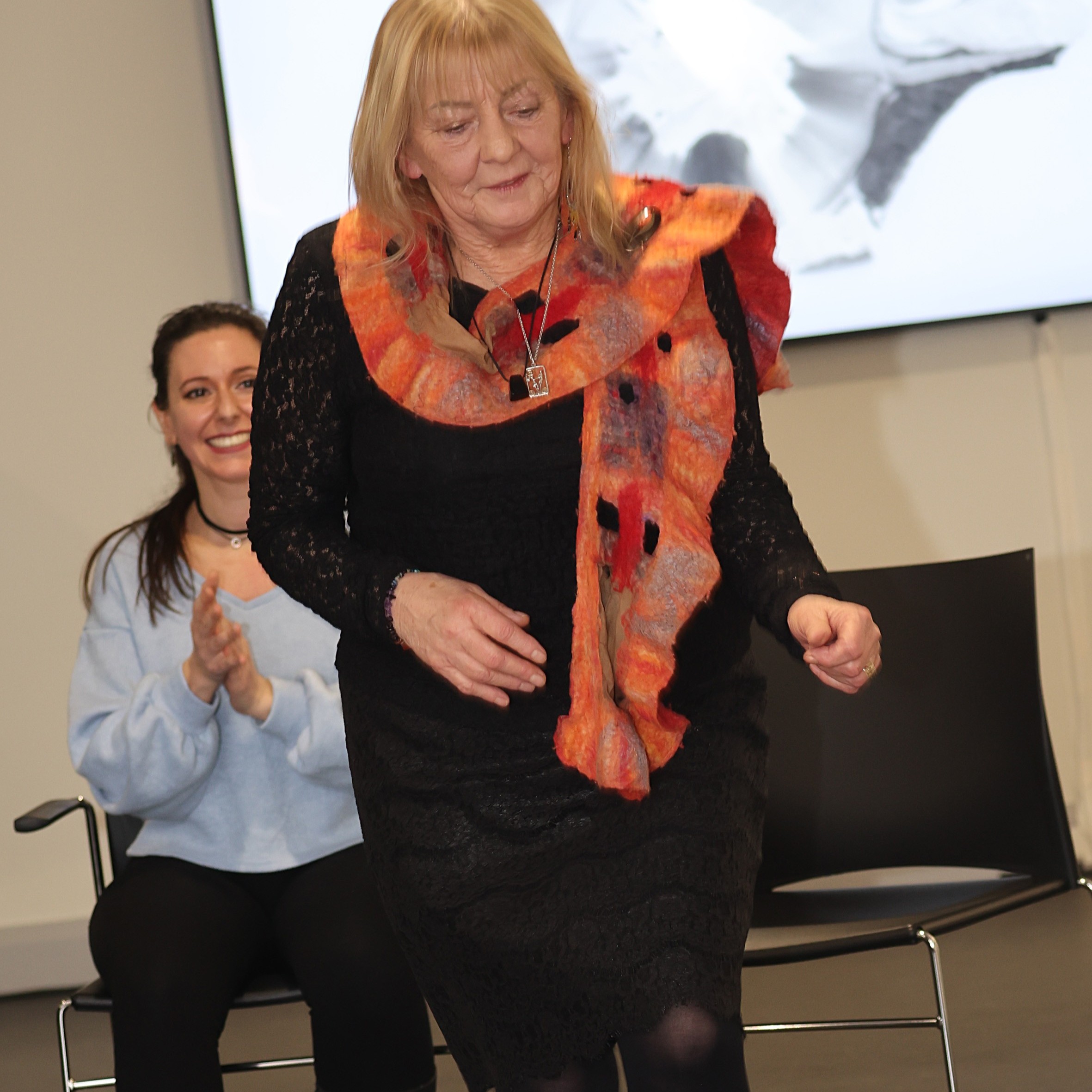 Moving Through and Around Exhibiton Openis